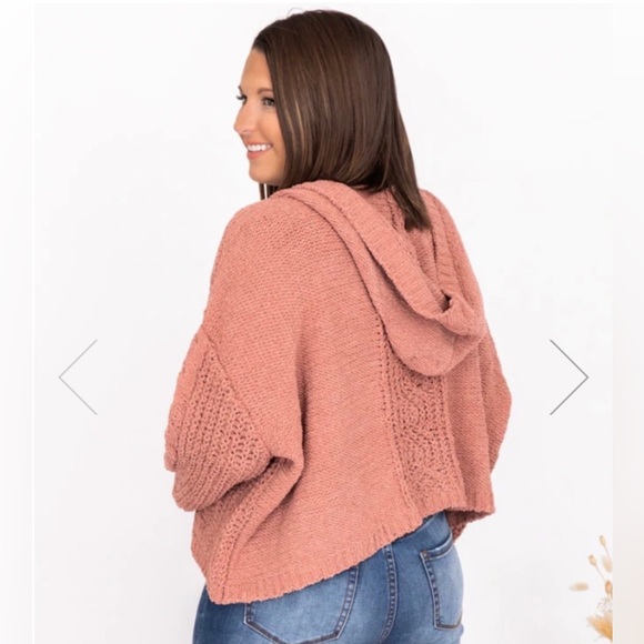 Pink Lily Oversized Terracotta Chenille Cable
Knit Sweater - Picture 8 of 9